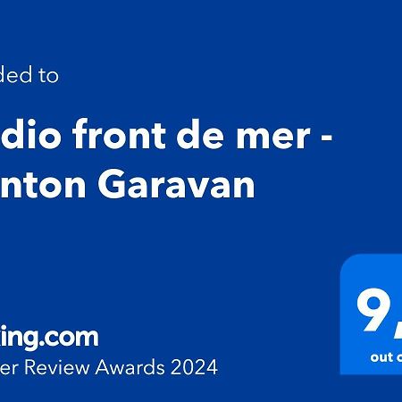 Studio Front De Mer - Menton Garavan Exterior photo
