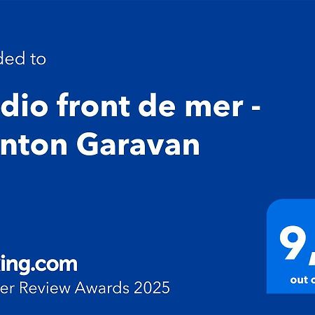 Studio Front De Mer - Menton Garavan Exterior photo